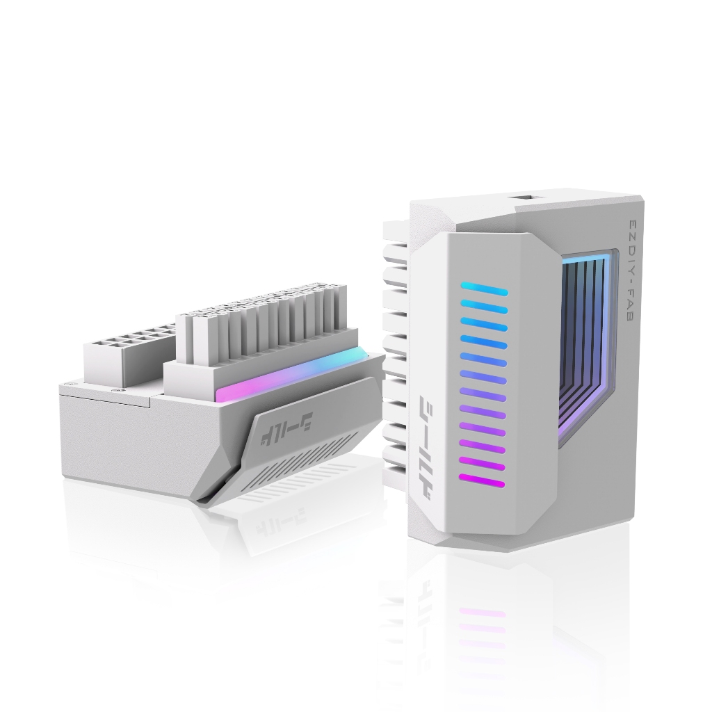 EZDIYFAB Shield Series 24pin Adapter, Unlimited Mirror Design, 24pin