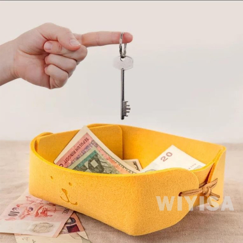 Felt Groceries Snacks Keys Small Items Entrance Creative Storage Box ...