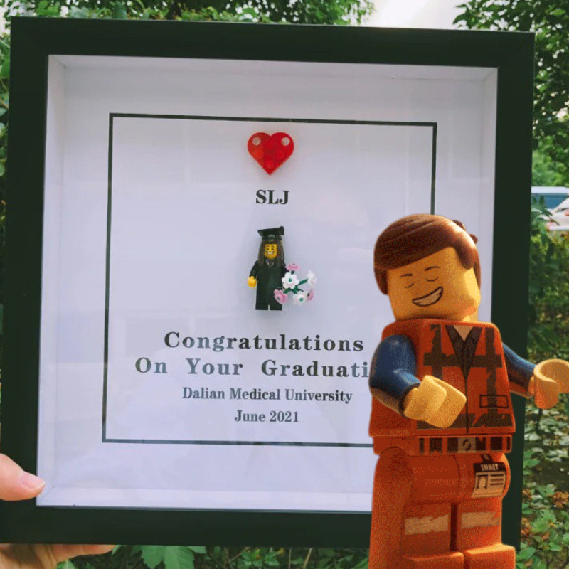 Lego Doll Commemorative Photo Frame This Super Unique Three-Dimensional ...