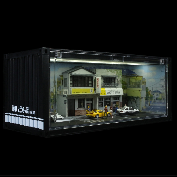 Diorama modellino scala 1/32 Fujiwara negozio tofu iniziale D composto