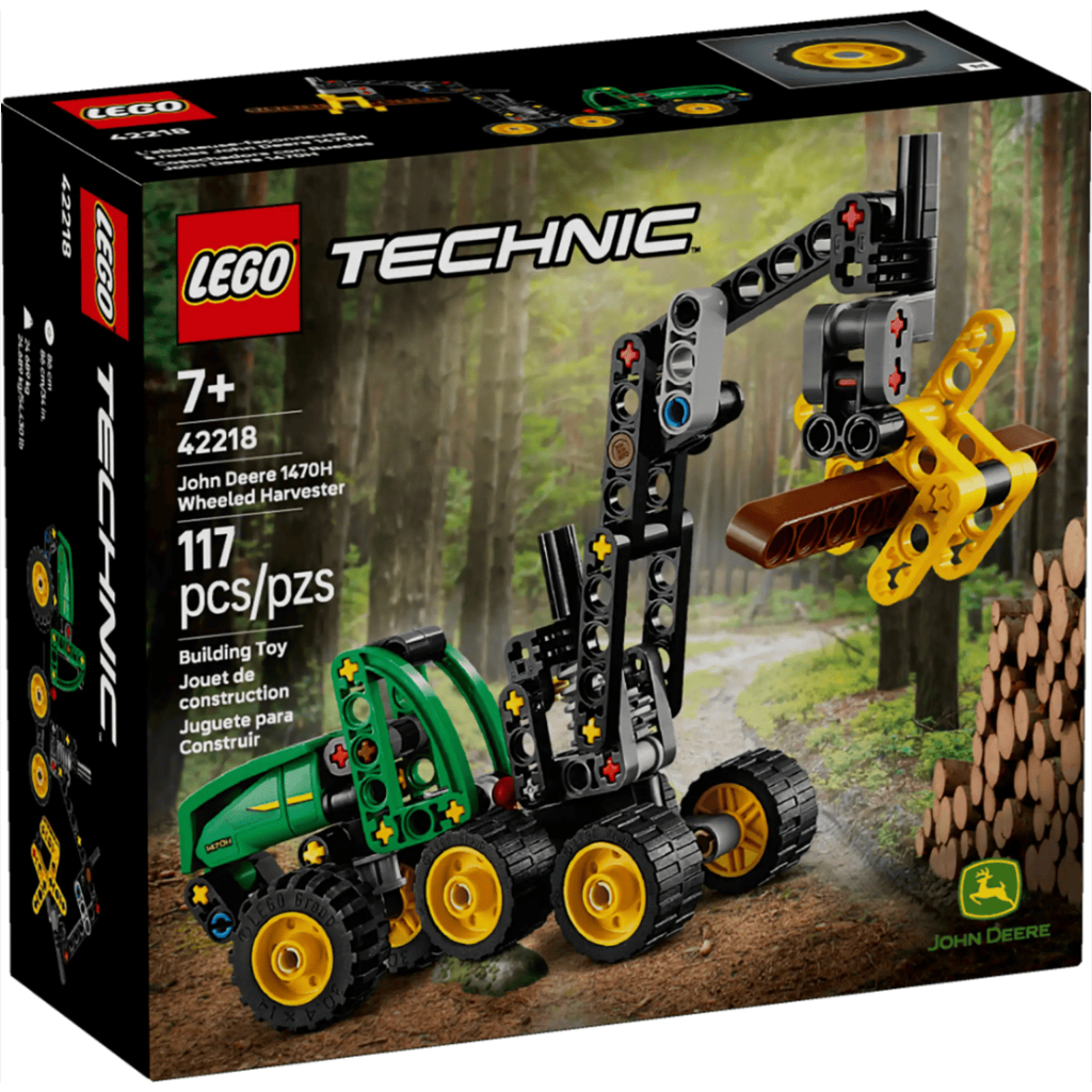 LEGO 42218 Technic Strong Deer 1470H Wheel Forest Harvester | Shopee ...
