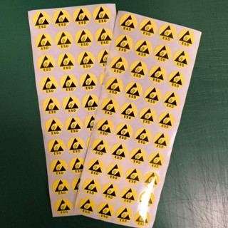 40 Sheets 15mm Large Size Anti-Static Label Stickers Anti-Static Label ...