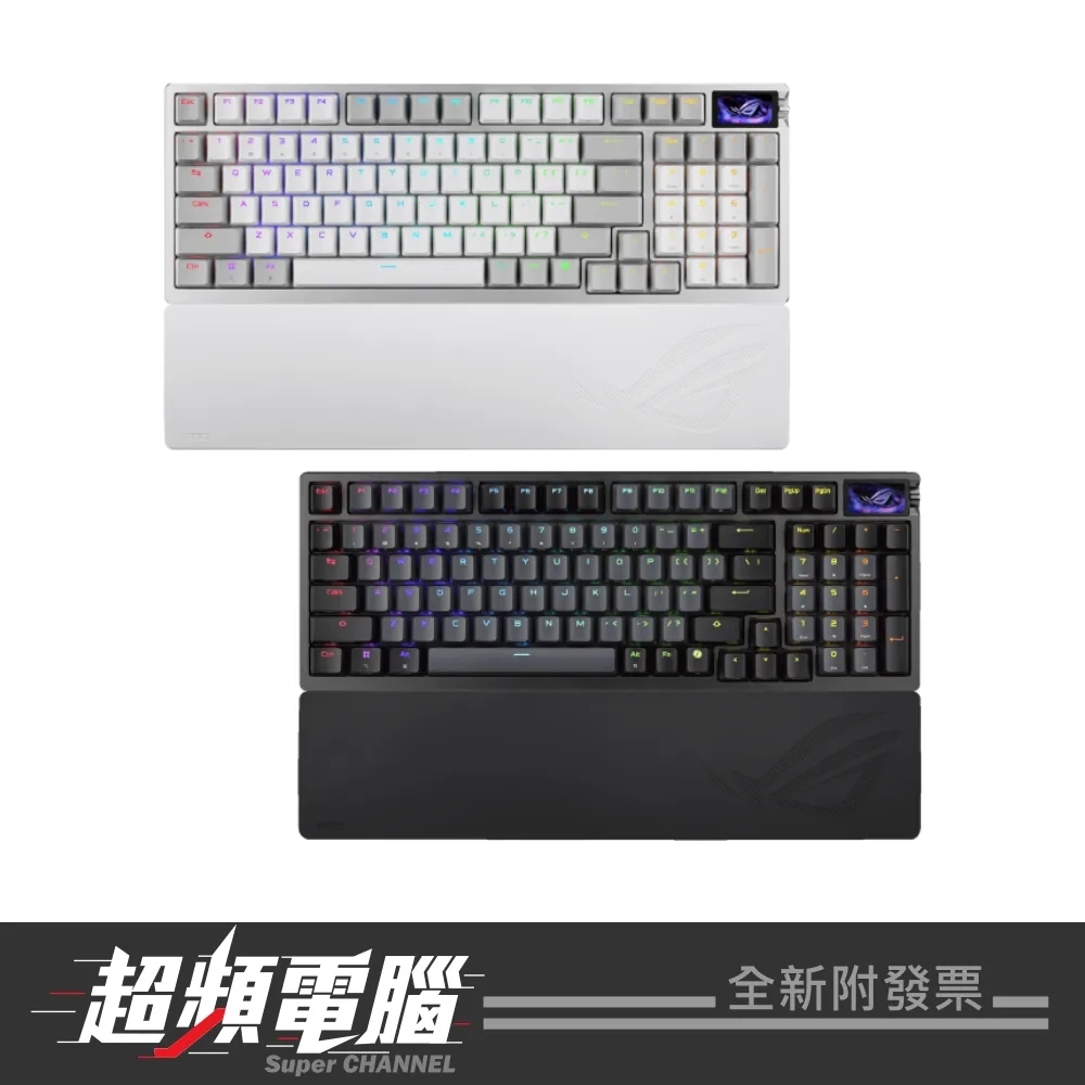 ASUS ROG Azoth 96 HE 96% Wireless Gaming Mechanical Keyboard Black ...