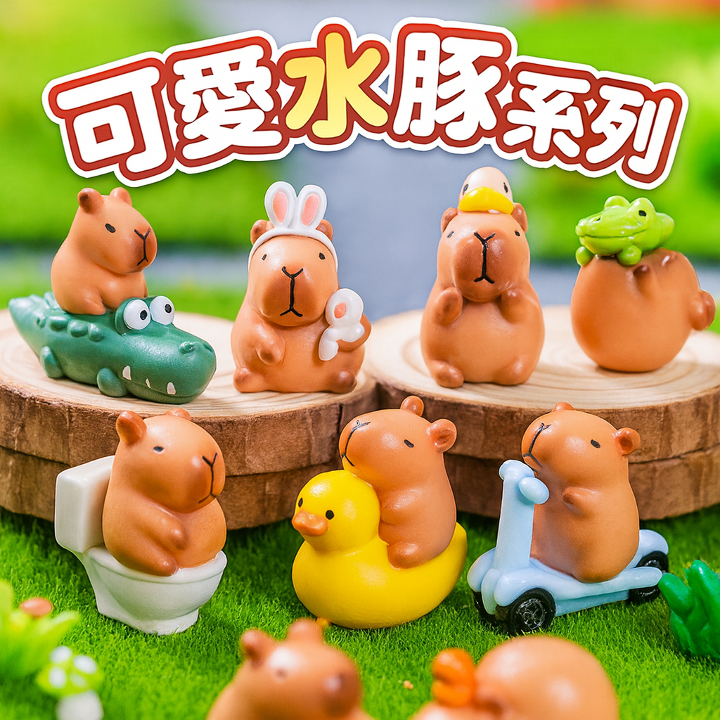 Kapibara Kabibara Capybara Jun Table Decoration Healing | Shopee Singapore