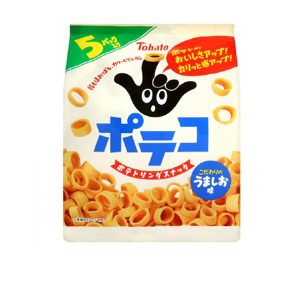 [TOHATO TOHATO] Japanese Snacks TOHATO Finger Potato Rings Bag 5 Packs ...