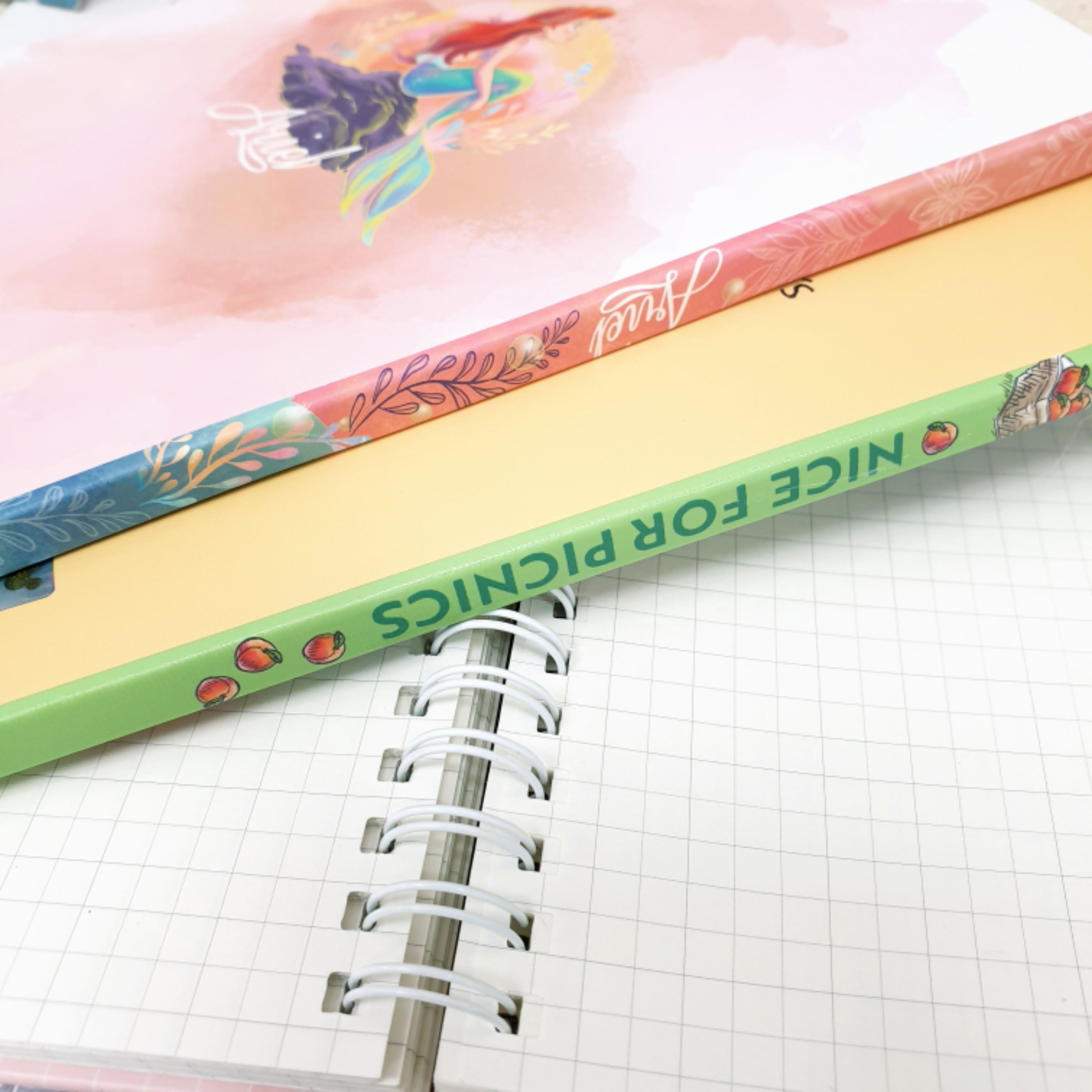 Disney 32k Fixed-Page Notebook Color Notes The Little Mermaid Notepad ...