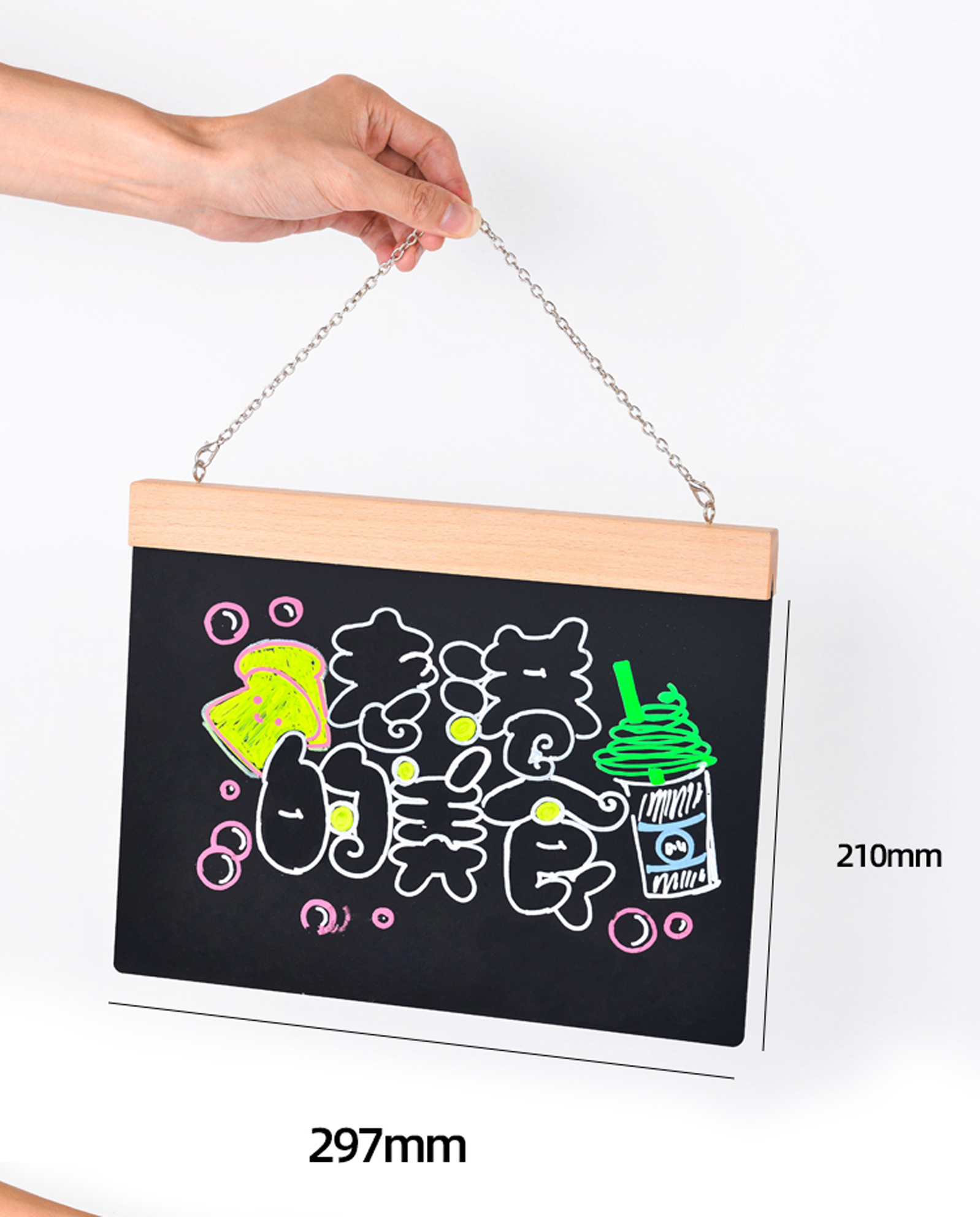 Hanging Small Blackboard Erasable Billboard Message Board Price List ...
