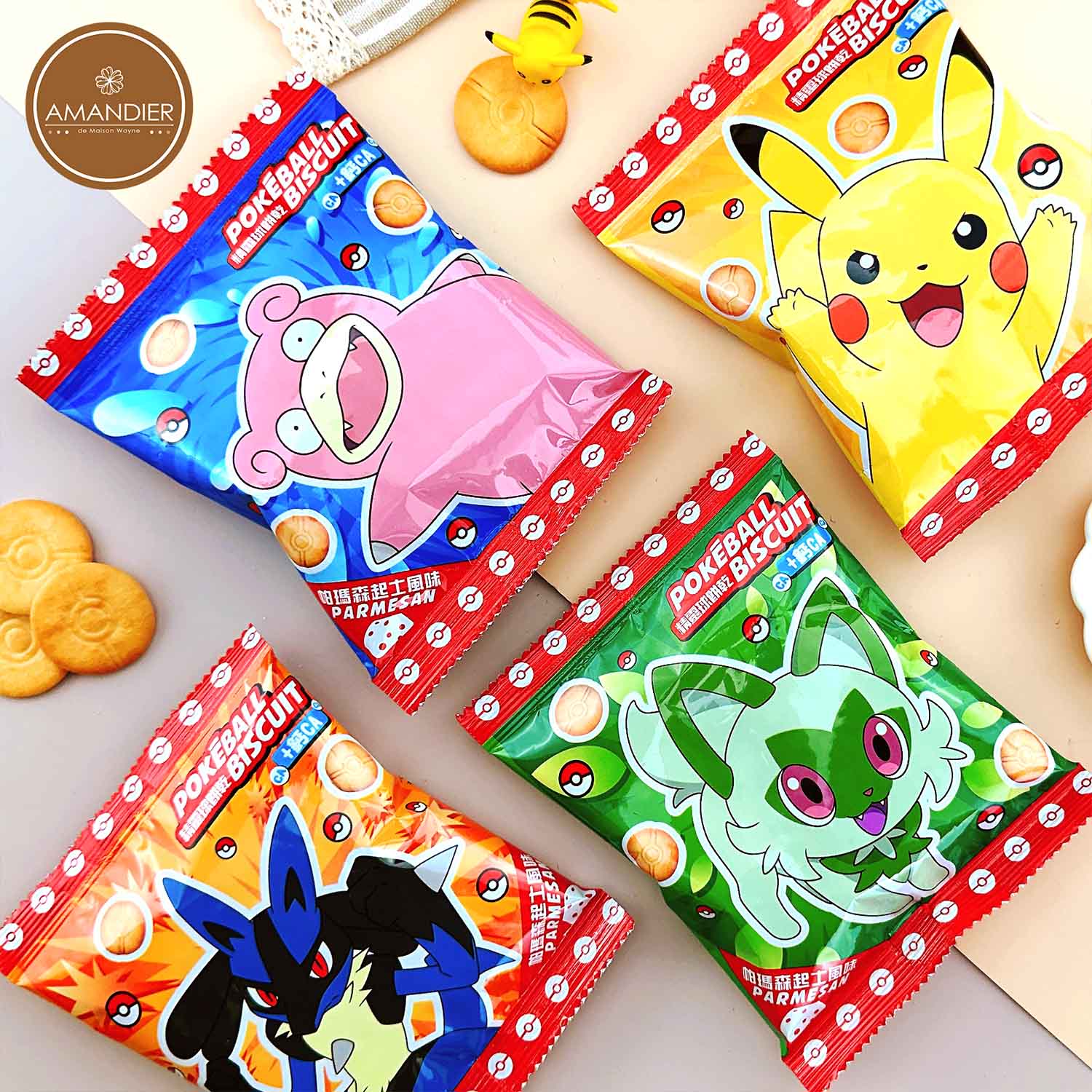Pokémon Poké Ball Biscuit String Bag (Parmesan Cheese Flavor) | Shopee ...
