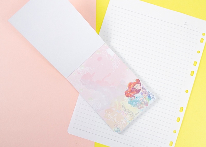 Disney Note Paper 50K Winnie The Pooh The Little Mermaid Cloud Notebook ...