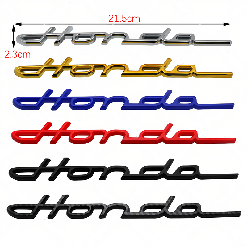 Car Logo Cursive HONDA Modified English Rear Trunk Label Letter Line ...