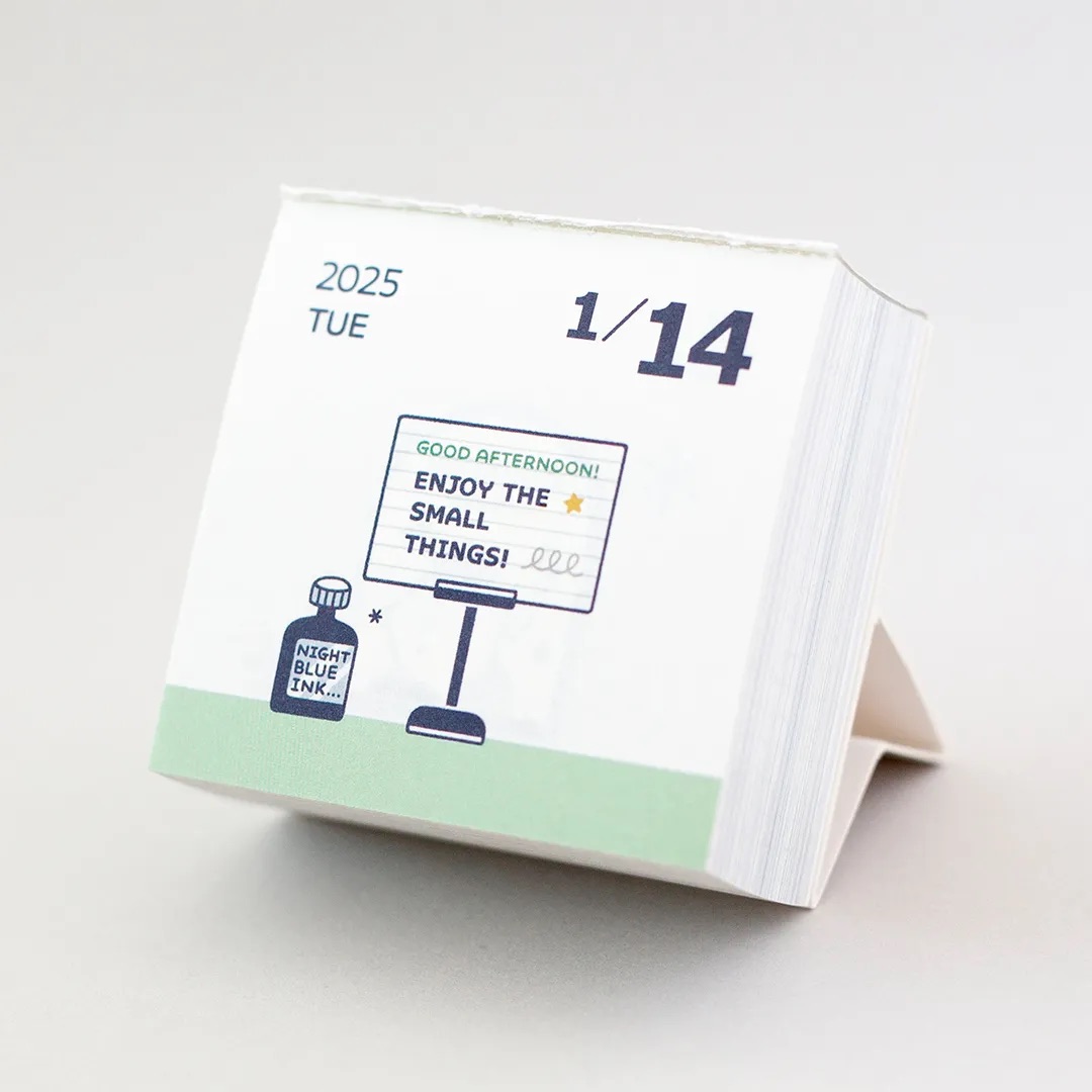 eric Color Mini Calendar 2025 2025 Desk 2025 | Shopee Singapore
