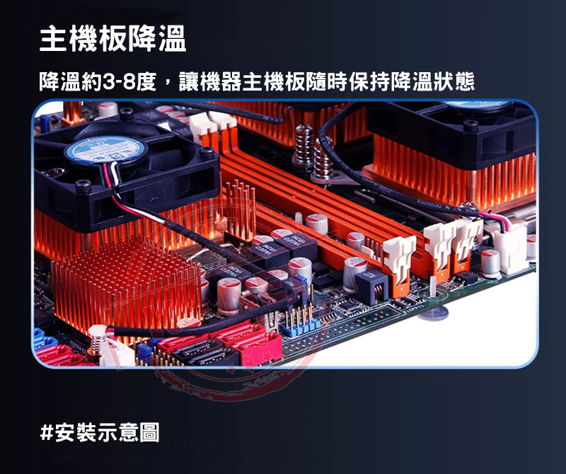 Cooling Handy Tool Two Sizes Pure Copper Radiator Radiator Motherboard ...