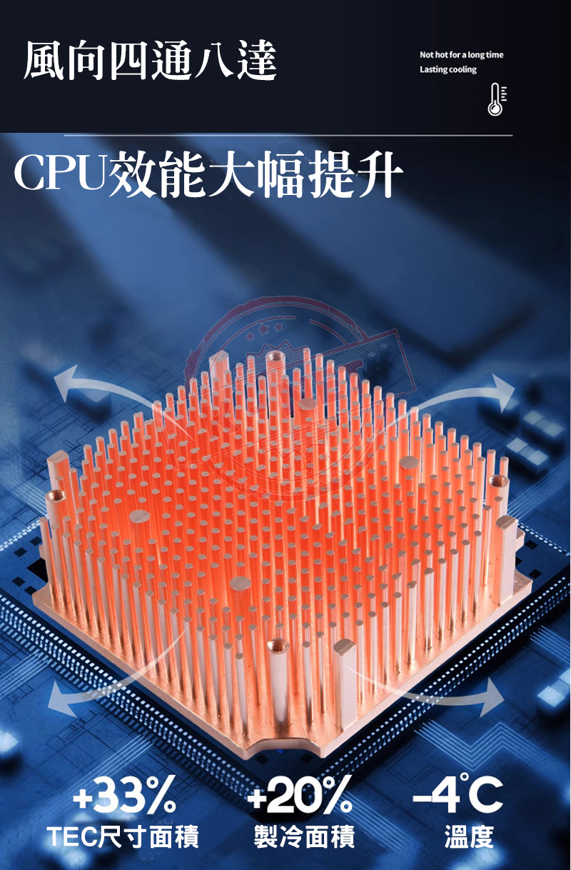 Single Pack Cooling Handy Tool Pure Copper Mini Radiator Motherboard ...