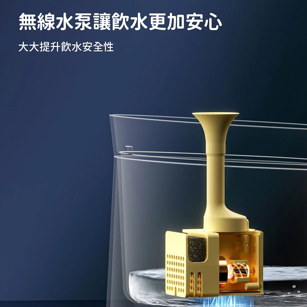 [Homerunpet Homerunpet] UVC Sterilization Wireless Water Pump Water ...