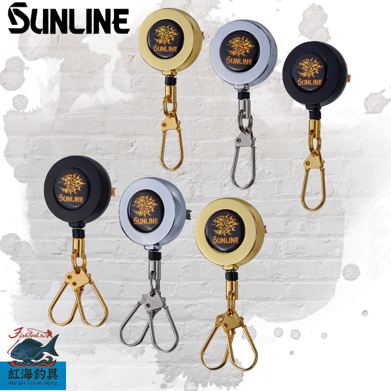 Moulinet Sunline SAP-1112 Pin On Reel, Couleur Or, Neuf Sous Blister