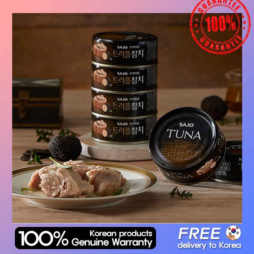 [SAJO] Premium Truffle oil tuna 100g x 4ea Shopee Singapore