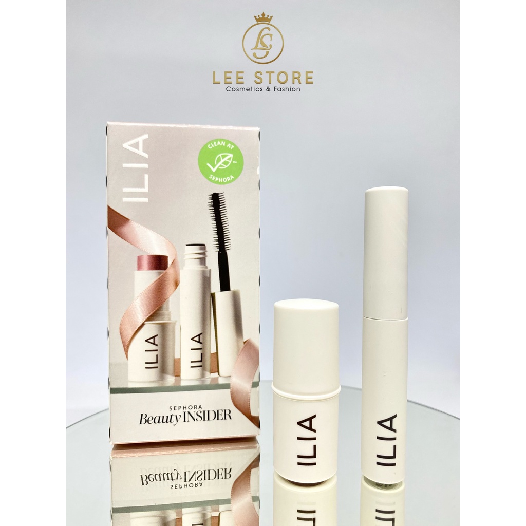 Ilia mini Makeup Set Includes mascara And Blush Sephora 2023 birthday Shopee Singapore