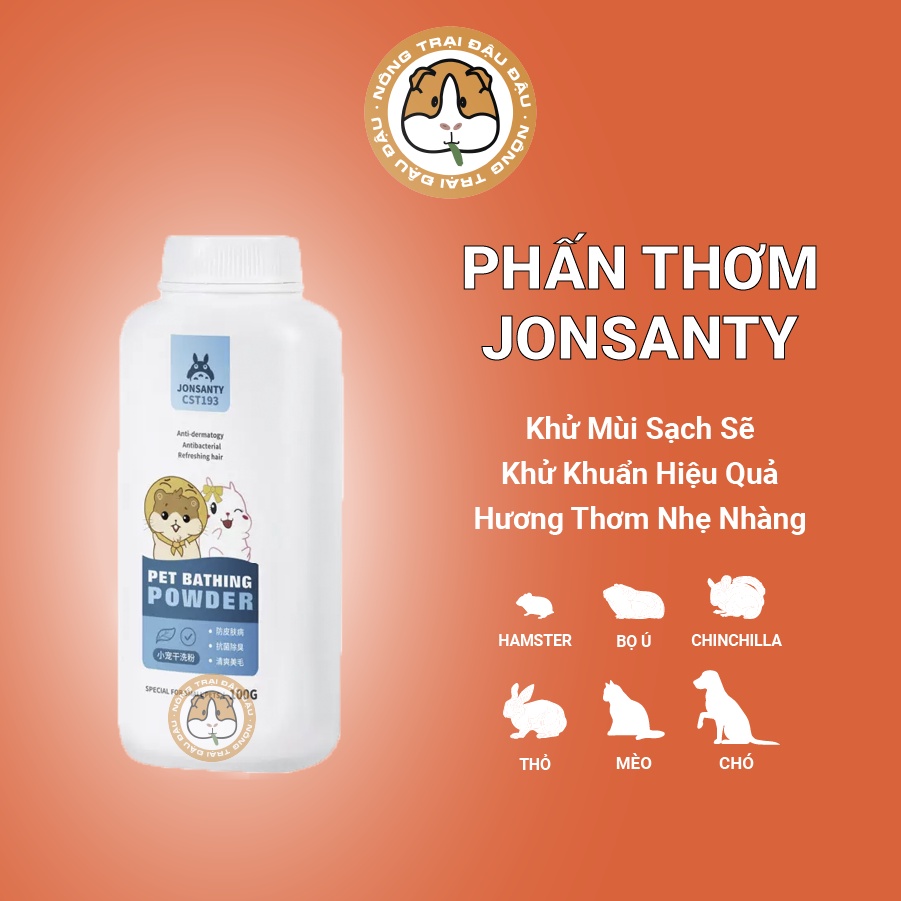 Jonsanty Fragrance Powder for Hamsters, Rabbits, Bugs, Chinchillas ...