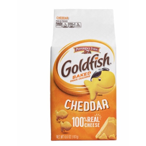 Goldfish Fish Cake With Cheese Flavor Cheddar 187g | Shopee Singapore