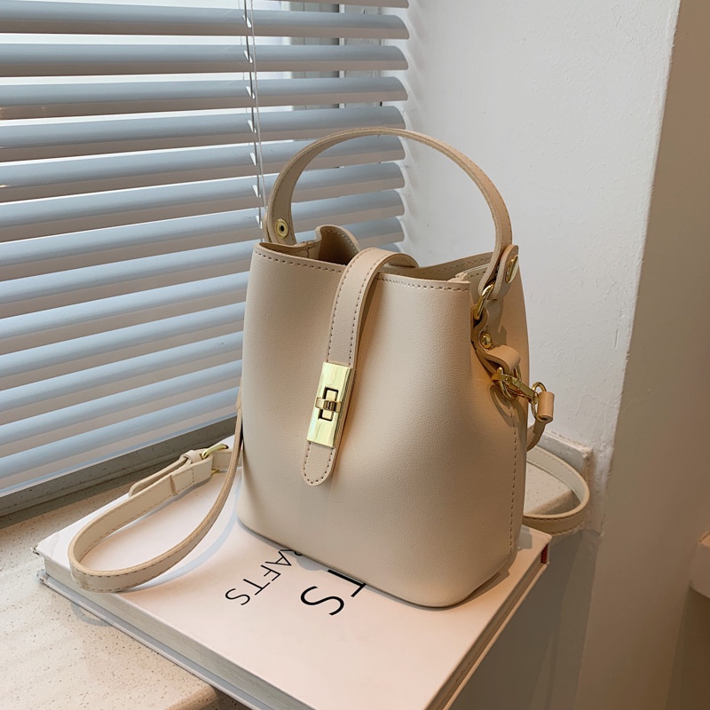 Women's Bag New Style Trendy Fashion Handbag Summer Versatile ins Shoulder Messenger Bucket