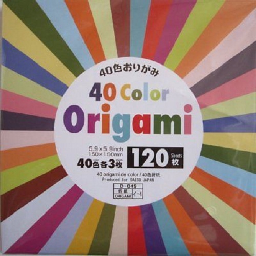Daiso Origami Folding Paper 40 Colors Shopee Singapore
