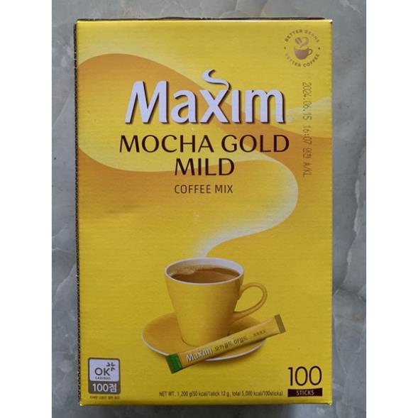 Korean Maxim Instant Coffee Box Of 100 Packs Shopee Singapore