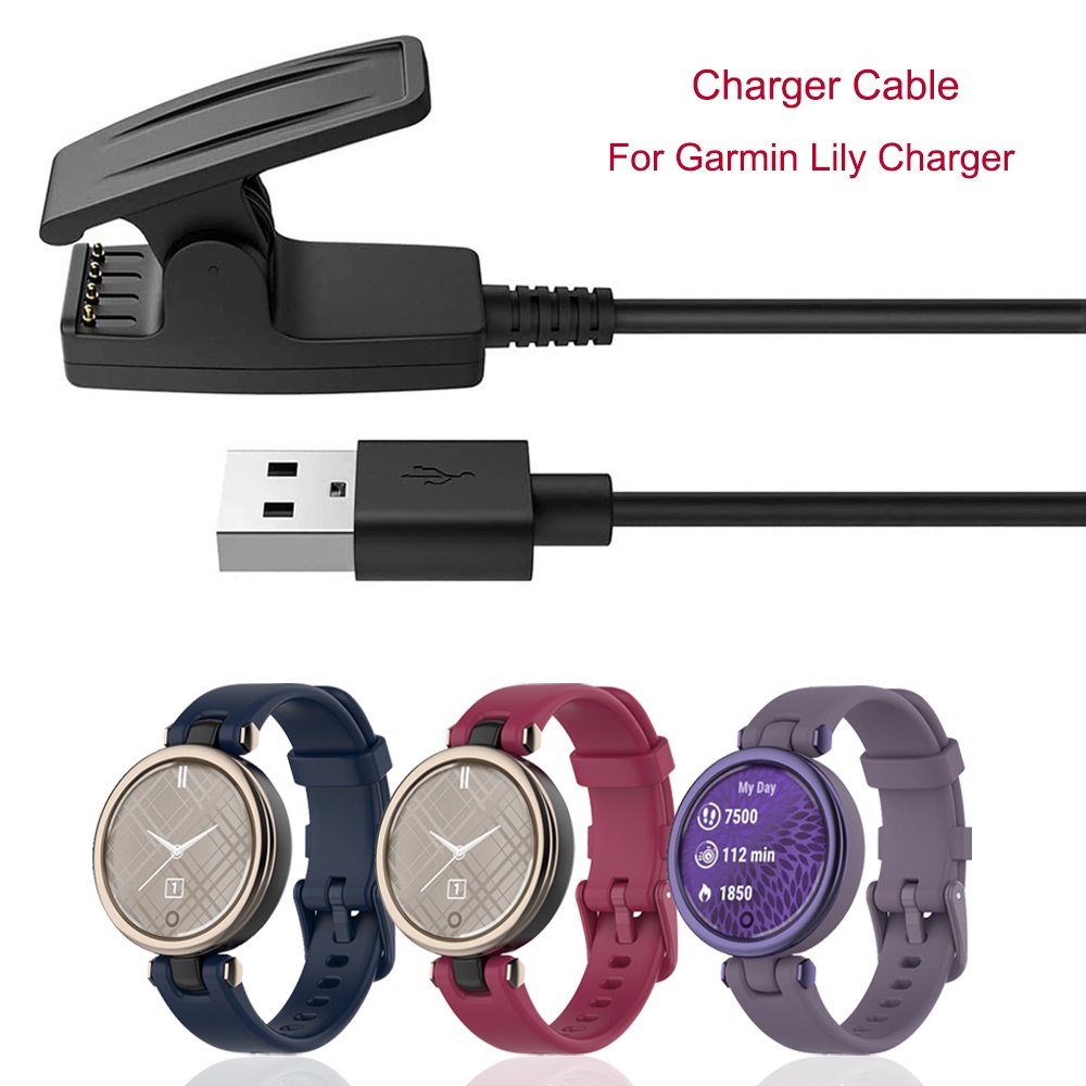 Charging Cable Data Clip Cradle Charger For Garmin Forerunner 35 235 630  230 735XT Smartwatch Charger