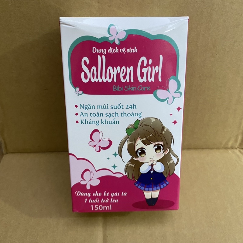 Sally GIRL Bibi Skin Care 1 Year Old Cleaning Solution Safe For Babies