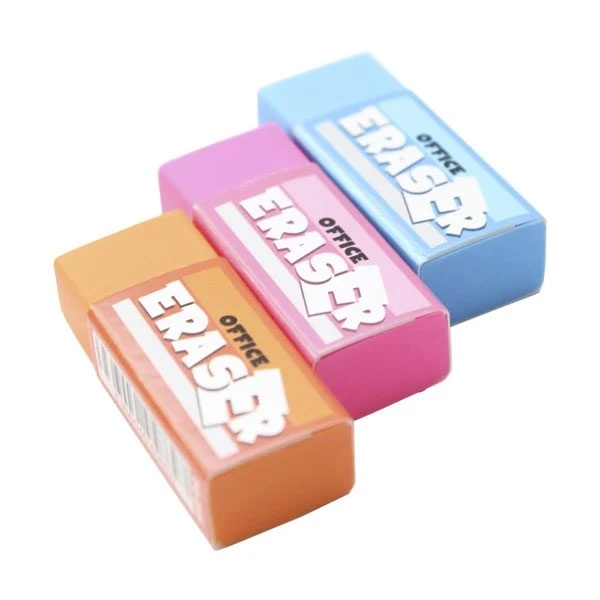 Flexoffice FO-E05 Eraser 3 Colors (Box Of 30 Pieces) | Shopee Singapore