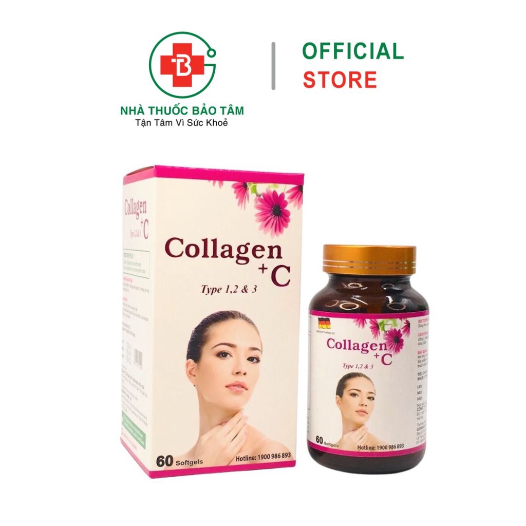 Beautiful Oral Tablets Reduce Aging Collagen + C vitamin e Help Brighten Skin, Reduce Freckles - Box Of 60 Tablets