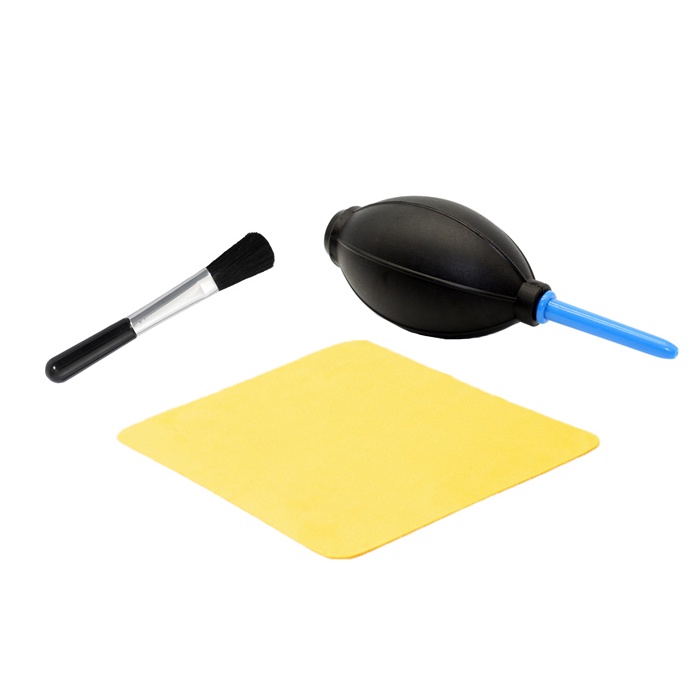 3 in1 Camera Lens Clearing suit kit set Lens Cleancloth Air Blower