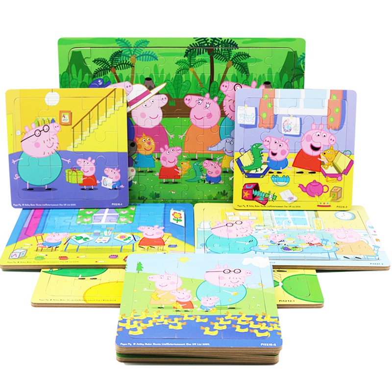 Peppa Pig Puzzle 9 16 20 40 60 80 100 200 Pieces, Peppa Pig Jigsaw
