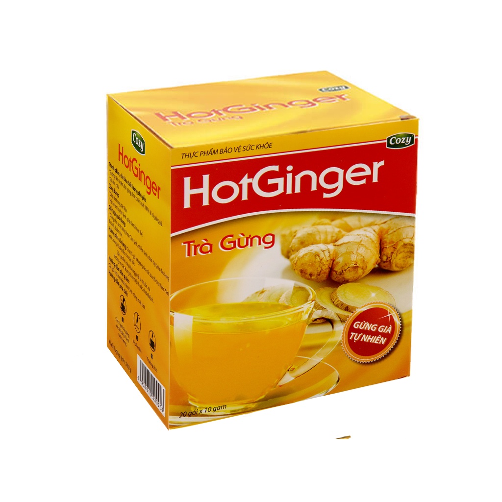 Cozy Instant Ginger Tea 200g Box (20 Packs x 10g) | Shopee Singapore