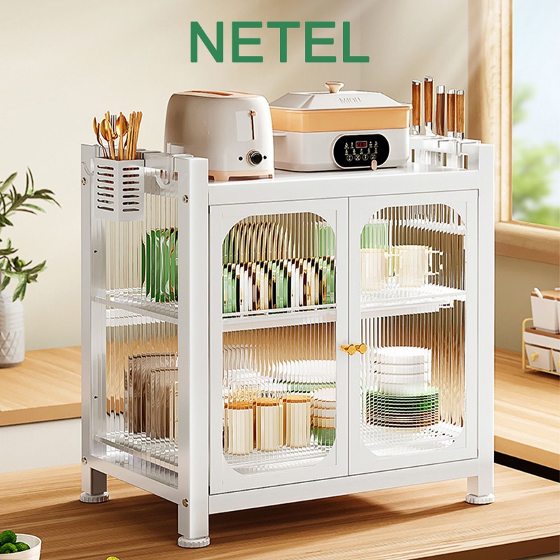 Netel Kitchen Dish Rack Storage Dishes Drying Shelf Carbon Steel