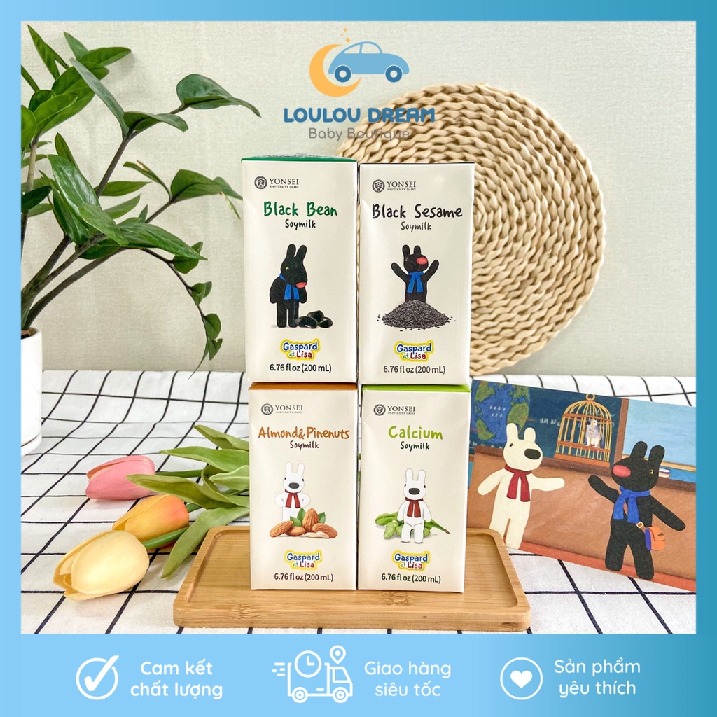 Korean Yonsei Seed Milk Almond Pine Seed Milk, Calcium Green Bean