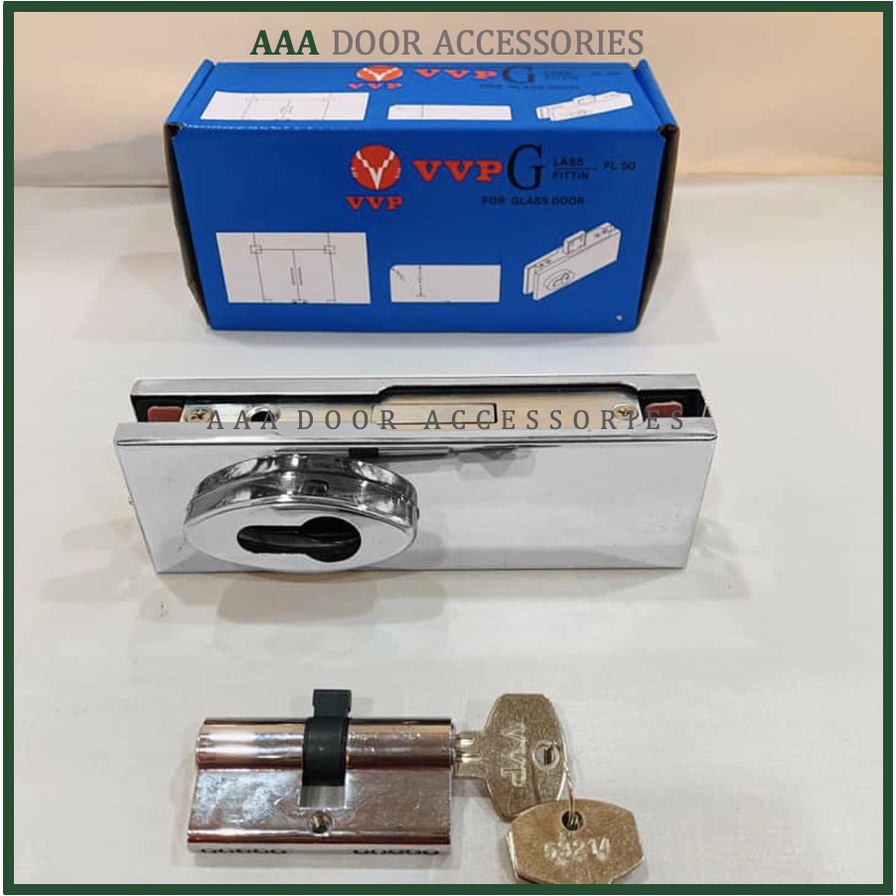 Lock Tempered Glass Door Hinge Floor VVP Thailand 812mm Glass Shopee