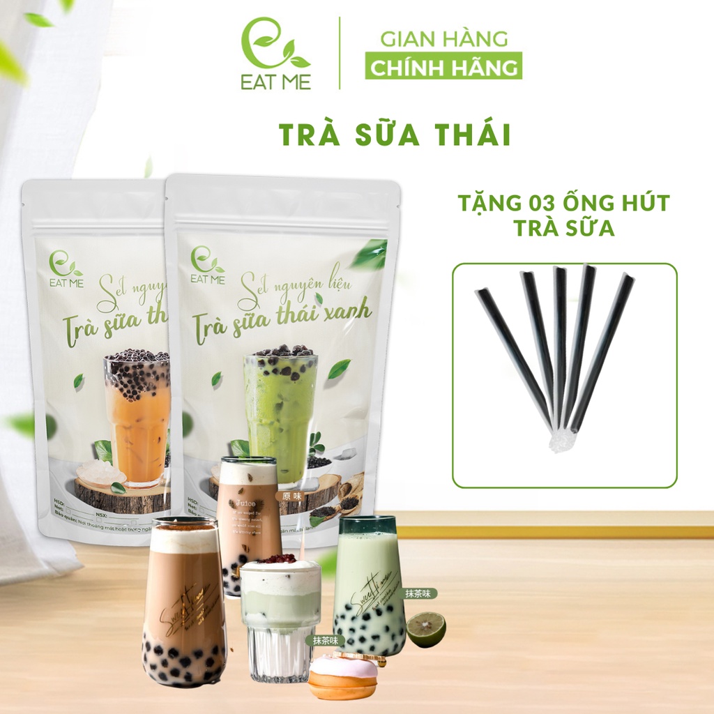 Thai Red Green Milk Tea Set EatMe Set Cook Thai Green Thai Milk Tea