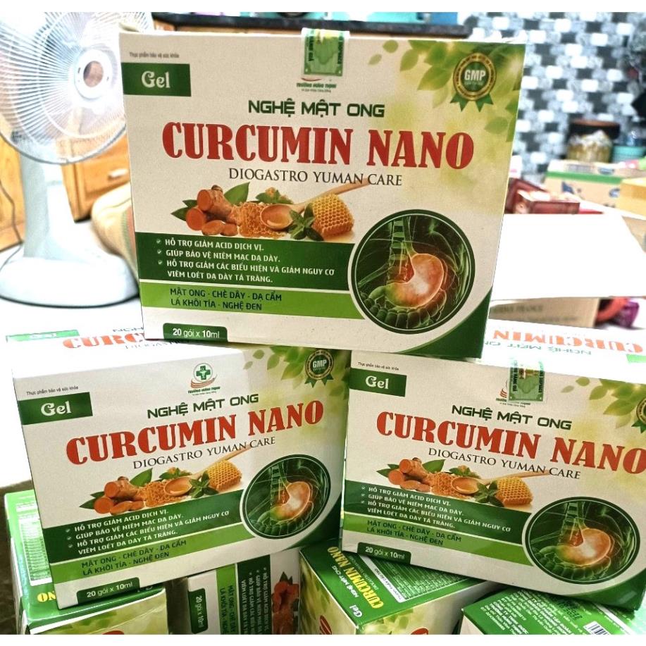 Curcumin nano Honey Turmeric Gel Supports Stomach Ulcers, Duodenum, Gastroesophageal Reflux