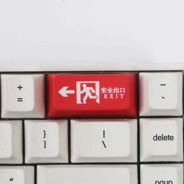 Keycap 2.0U Retractable Key Safety Export PBT Sublimation For Mechanical Keyboard Shopee Singapore
