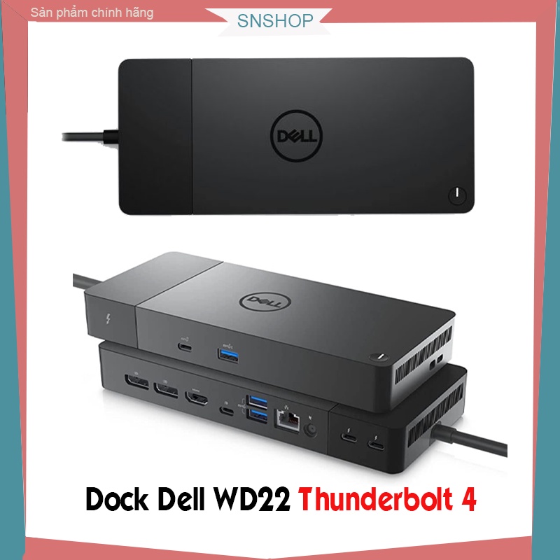 Dell Wd22tb4 Thunderbolt 4 Dock Adapter Connection Port Extend 60hz Or 1 60hz Screen Extend For 3358