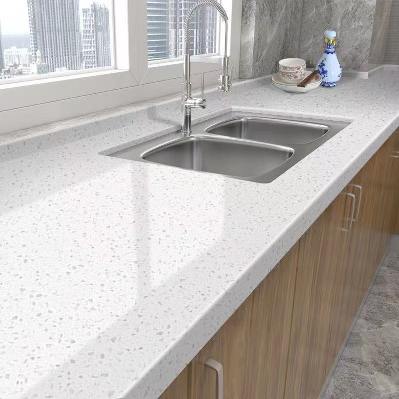 Ready Stock-Quartz stone kitchen countertops waterproof and oil-proof ...