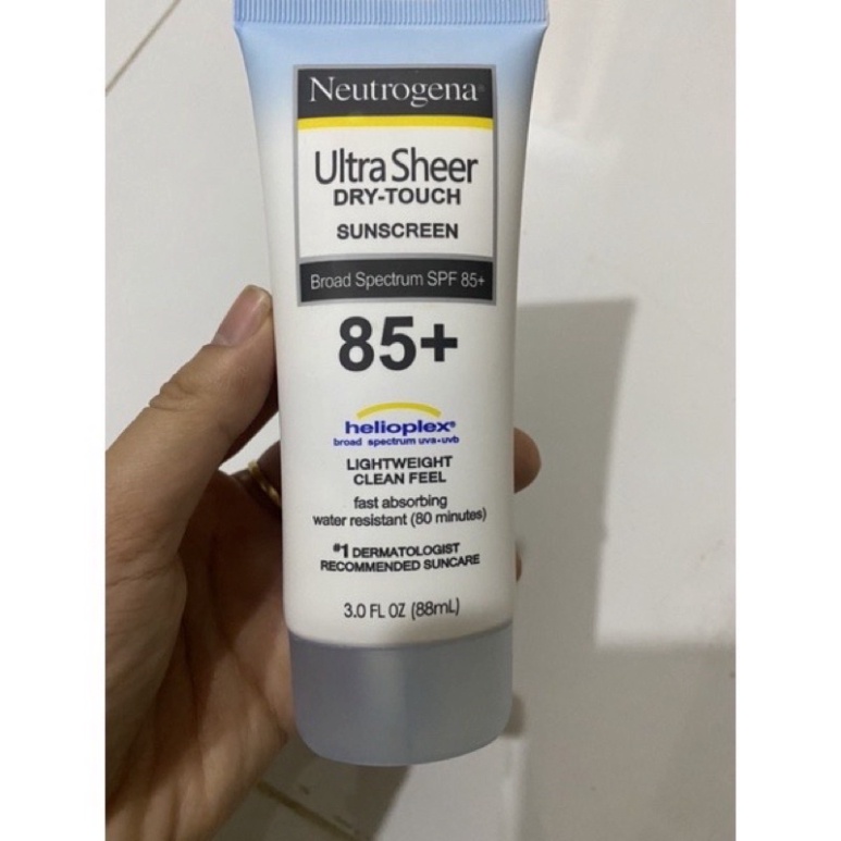 Neutrogena Ultra Sheer Face Sunscreen SPF 60 Review