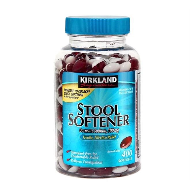 Kirkland Signature Stool Softener anticonstipation oral tablet 400