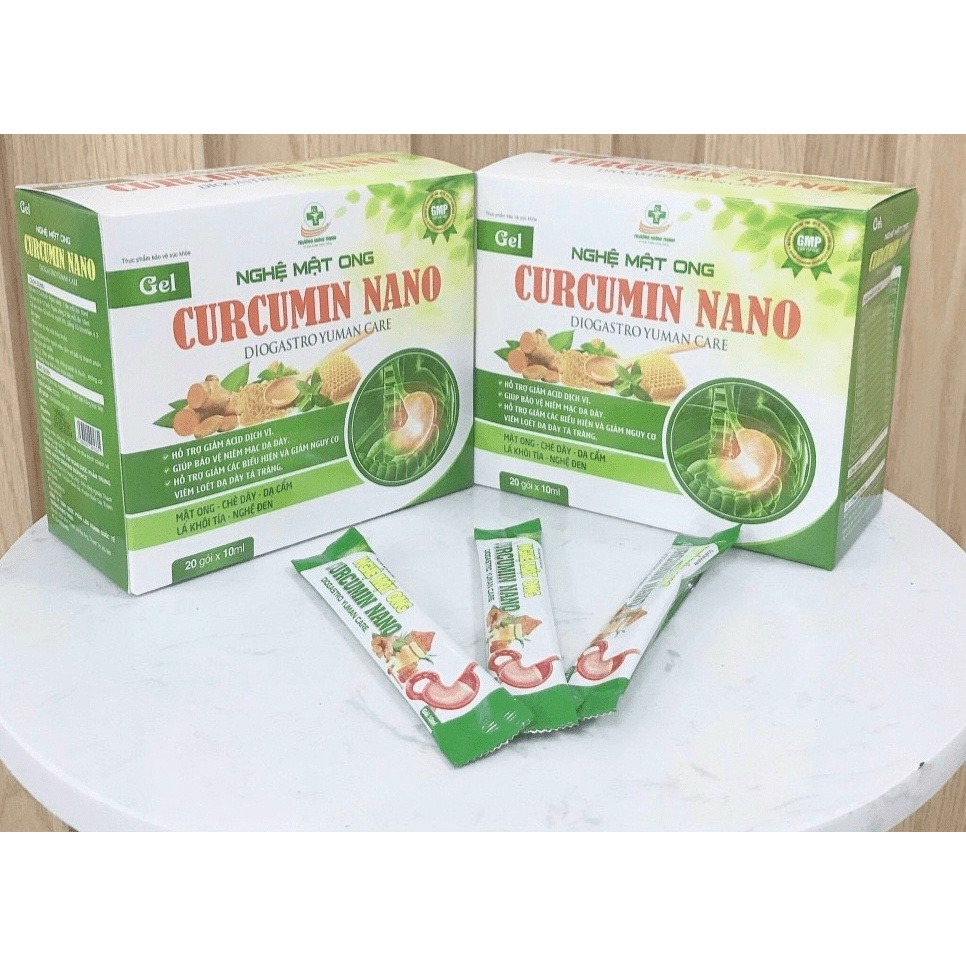 Curcumin nano Honey Turmeric Gel Supports Stomach Ulcers, Duodenum, Gastroesophageal Reflux