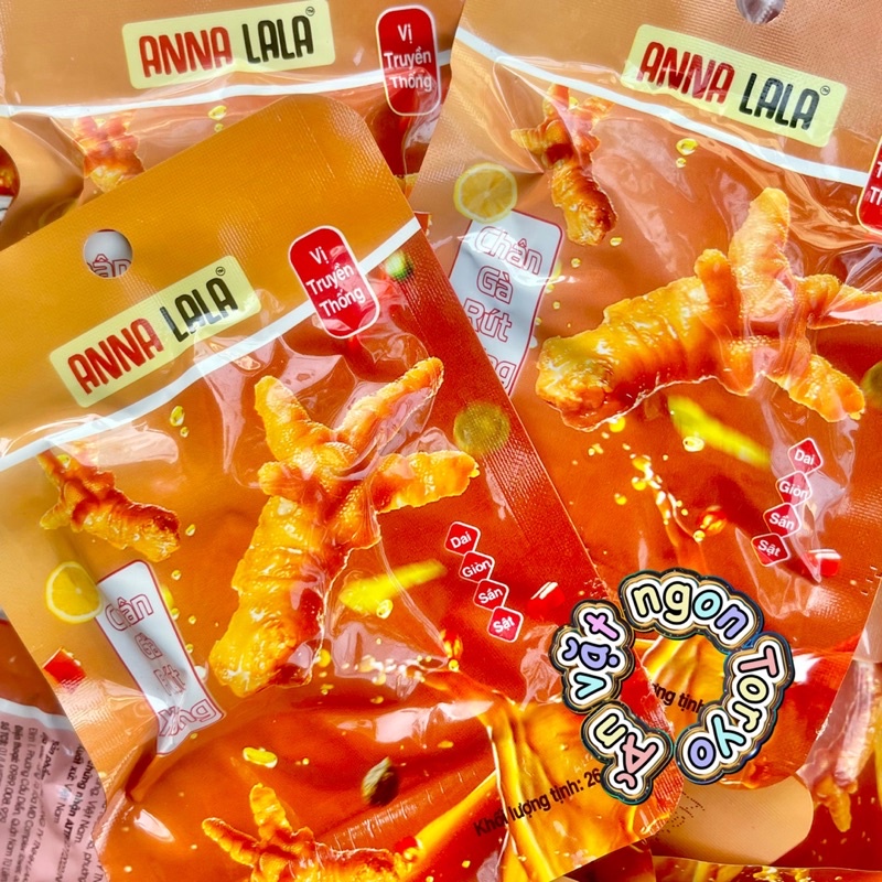 Anna Lala Chicken Legs, Spicy Chicken Feet Snacks (Pack 26g) Shopee