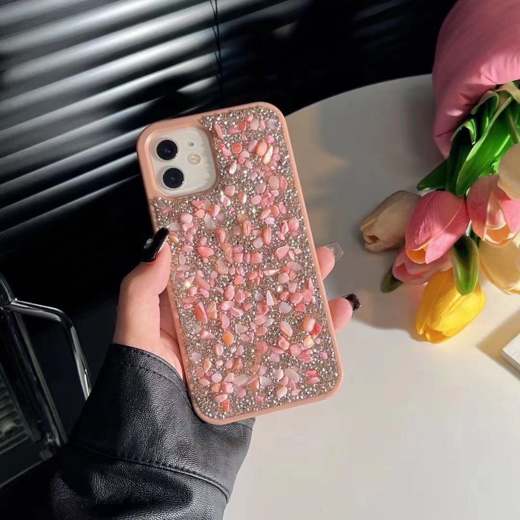 Yuhuashi Apple 14 Phone Case Rhinestone 12 pro Diamond Light Luxury