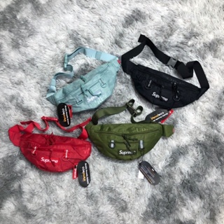 Supreme Fanny Pack Green Camo Print Japan Sling Pouch