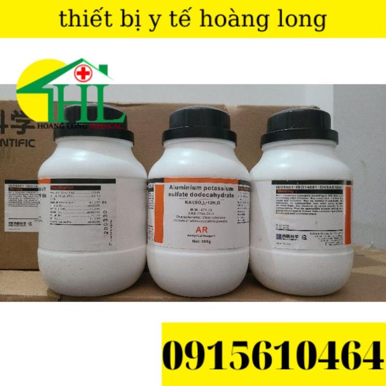 Chemicals Aluminum Potassium Sulfate Dodecahydrate Kal So4 2 12h2o 500g T Quoc Shopee Singapore