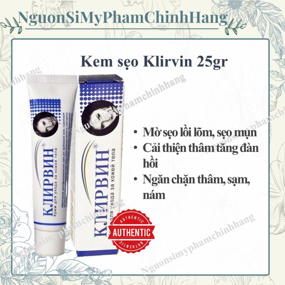 Klirvin Cream Russian Scarring Cream (25g / Tube), Helps Restore Damage ...