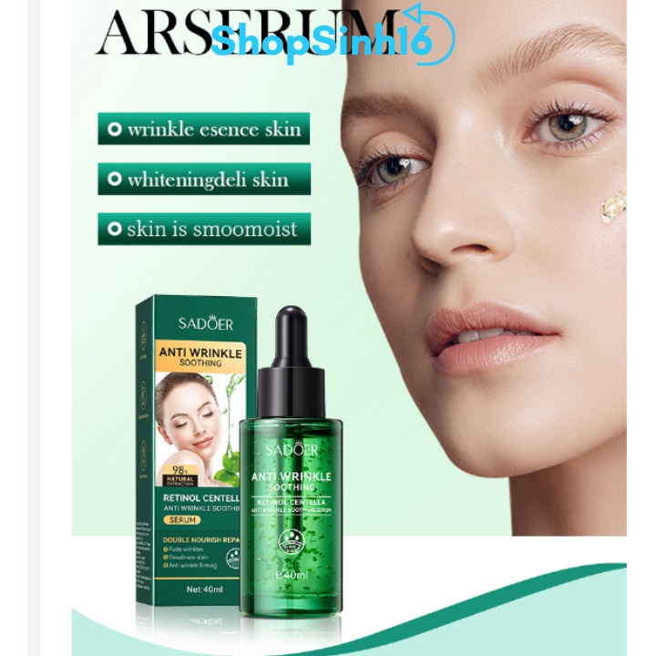 Retinol Centella Asiatica Serum nourishes skin smooth, antiaging
